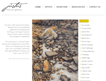 Tablet Screenshot of justusfineart.com